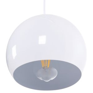 Chandelier, white metal -bell, 19x19x115hcm Hm4108