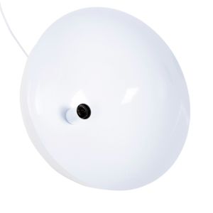 Chandelier, white metal round, D40x125hcm Hm4079