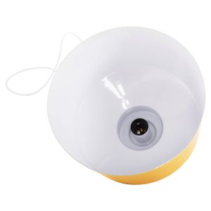 Chandelier, yellow aluminum - white cable, D30x123.5hcm Hm4158.06