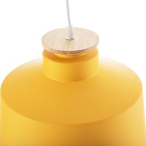 Chandelier, yellow aluminum - white cable, D30x123.5hcm Hm4158.06