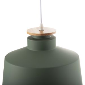 Chandelier, green aluminum - white cable, D30x123.5hcm Hm4158.05