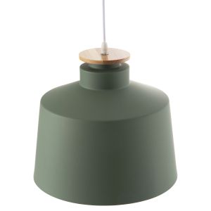 Chandelier, green aluminum - white cable, D30x123.5hcm Hm4158.05