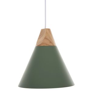 Chandelier, green metal, D25x118hcm Hm4147