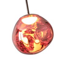 Chandelier, round, Led 6w, 360lm, 3000k, Φ300mm, rose gold, Arte Illumina Picadilly