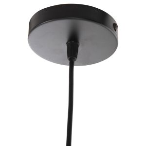 Chandelier, black aluminum spherical, D20x113hcm Hm4154