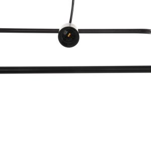 Chandelier, black metal, 33x33x134hcm Hm4095