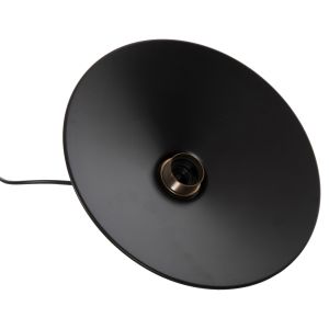 Chandelier, black metal-gold detail on top, D30x109hcm Hm4162