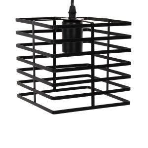 Chandelier, black metal, 16x16x124hcm Hm4131