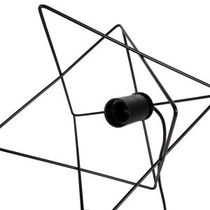 Chandelier, black metal, 18x17x120hcm Hm4075