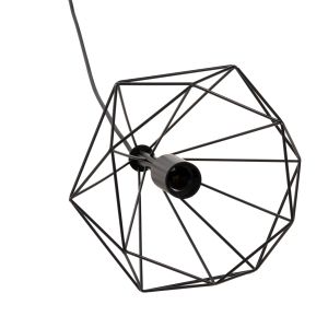 Chandelier, black metal, 25x22x123hcm Hm4063
