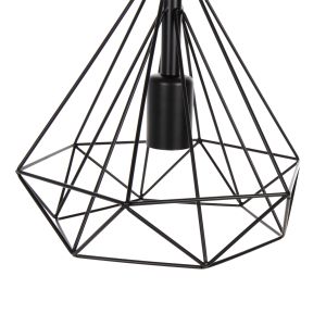Chandelier, black metal, 25x22x123hcm Hm4063