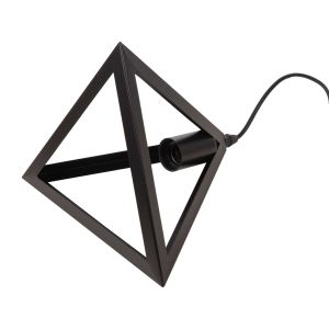 Chandelier, black metal, pyramidal, 15x15x125hcm Hm4181