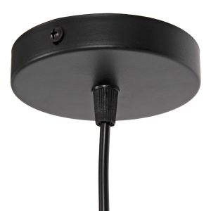 Chandelier, black metal cube, 16x16x132hcm Hm4192