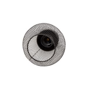 Chandelier, black metal mesh, D13x125hcm Hm4171