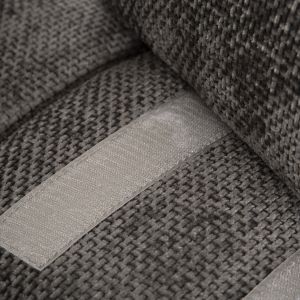 Polymorphic sofa Stonehenge Shifter Hm6073,02 textured fabric in gray color 290x196x76hcm
