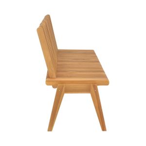 Полиморфен диван-пейка Jey тиково дърво в естествен нюанс 120x57.5x80см