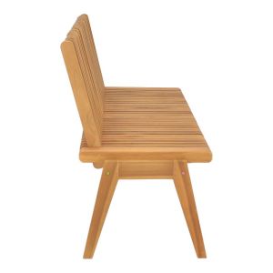 Полиморфен диван-пейка Jey тиково дърво в естествен нюанс 150x57.5x80см