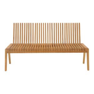 Полиморфен диван-пейка Jey тиково дърво в естествен нюанс 150x57.5x80см