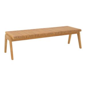 Полиморфен диван-пейка Jey тиково дърво в естествен нюанс 150x57.5x80см