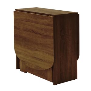 Polymorphic extendable dining table Nadine, wenge color 160x80x76.5cm