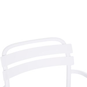 Polypropylene chair Korver Hm6333.01 white 63.5x65x76cm.