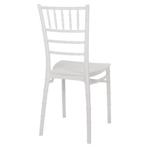 Polypropylene catering chair Hm8058.31 Tiffany in white 39x46x88υεκ.