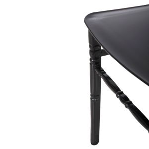 Полипропиленов стол за кетъринг Tiffany New лъскав черен 42x48x88,5cm Hm8058,07