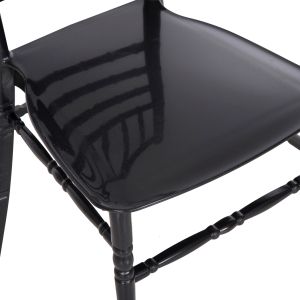 Полипропиленов стол за кетъринг Tiffany New лъскав черен 42x48x88,5cm Hm8058,07