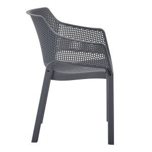 Polypropylene dining chair Peggy Hm6368.10 gray 60x55x79cm.