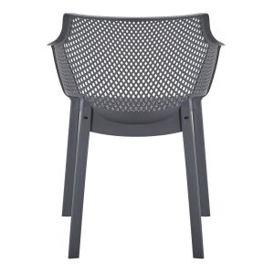 Polypropylene dining chair Peggy Hm6368.10 gray 60x55x79cm.