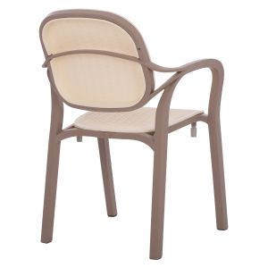 Полипропиленово кресло Hm5820,02 цвят капучино 57х57х83cm