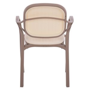 Полипропиленово кресло Hm5820,02 цвят капучино 57х57х83cm