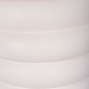 Side table Puffat Santorini Hm18172.02 fiber cement with white teak top Φ45x46cm.