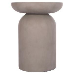 Side table Anna Santorini Hm18160.03 fiber cement in gray -- Φ60x76 cm.