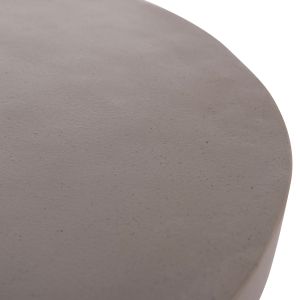 Side table Anna Santorini Hm18160.03 fiber cement in gray -- Φ60x76 cm.