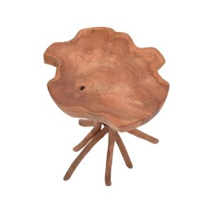 Side table Ceniole Naturally teak in natural shade 44x42x40cm