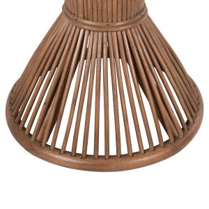 Side table Circe natural rattan in brown D40x45.5hcm Hm9869