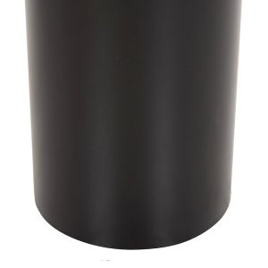 Cutty metal side table in black and antique brass D51x55.5cm Hm9723