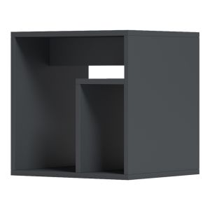 DOUBLE SIDE TABLE ANTHRACITE 40X35X40CM