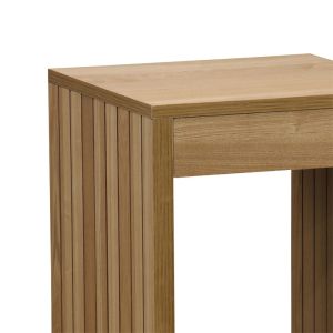 Side table Focused Mdf natural 40x40x50cm