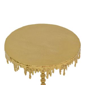 Side table Fropio metal gold D40x44cm