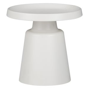 Side table Ginoze white metal