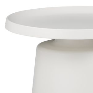 Side table Ginoze white metal
