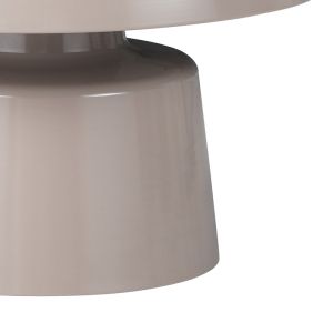 Side table Ginoze cappuccino metal D70x40cm