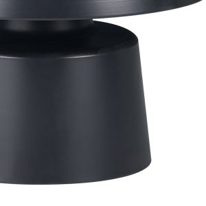 Side table Ginoze black metal D70x40cm