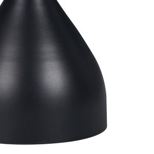 Kirkene side table black marble, sintered stone and black metal 2 pcs