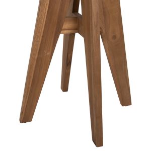 Помощна маса Leo масивно тиково дърво Hm9859,11 D60x75hcм