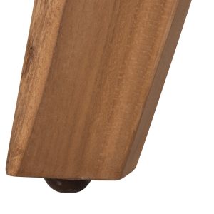 Помощна маса Leo масивно тиково дърво Hm9859,11 D60x75hcм