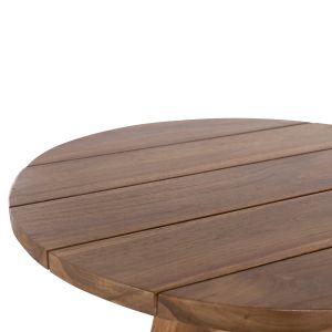 Помощна маса Leo масивно тиково дърво Hm9859,11 D60x75hcм