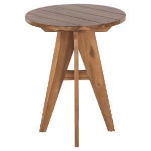 Помощна маса Leo масивно тиково дърво Hm9859,11 D60x75hcм